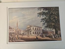 Historische Stadtansichten der Stadt Zürich und Umgebung