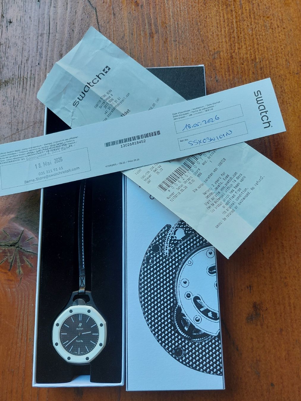 Swatch Uhren: Audemars Piguet x swatch Royal Pop – Neu und originalverpackt aus Orpund von Sputn1k