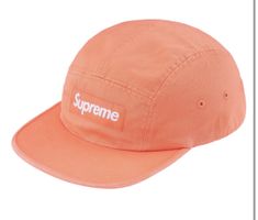 Supreme Camp Cap Kappe, Peach, Top Zustand, Sommer Sale!