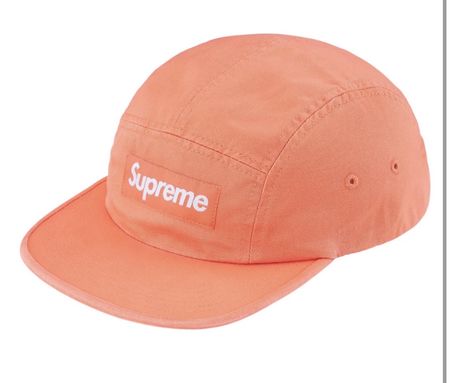 Supreme Camp Cap Kappe, Peach, Top Zustand, Sommer Sale!