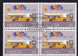 ET 4er Block Werbemarken 1987