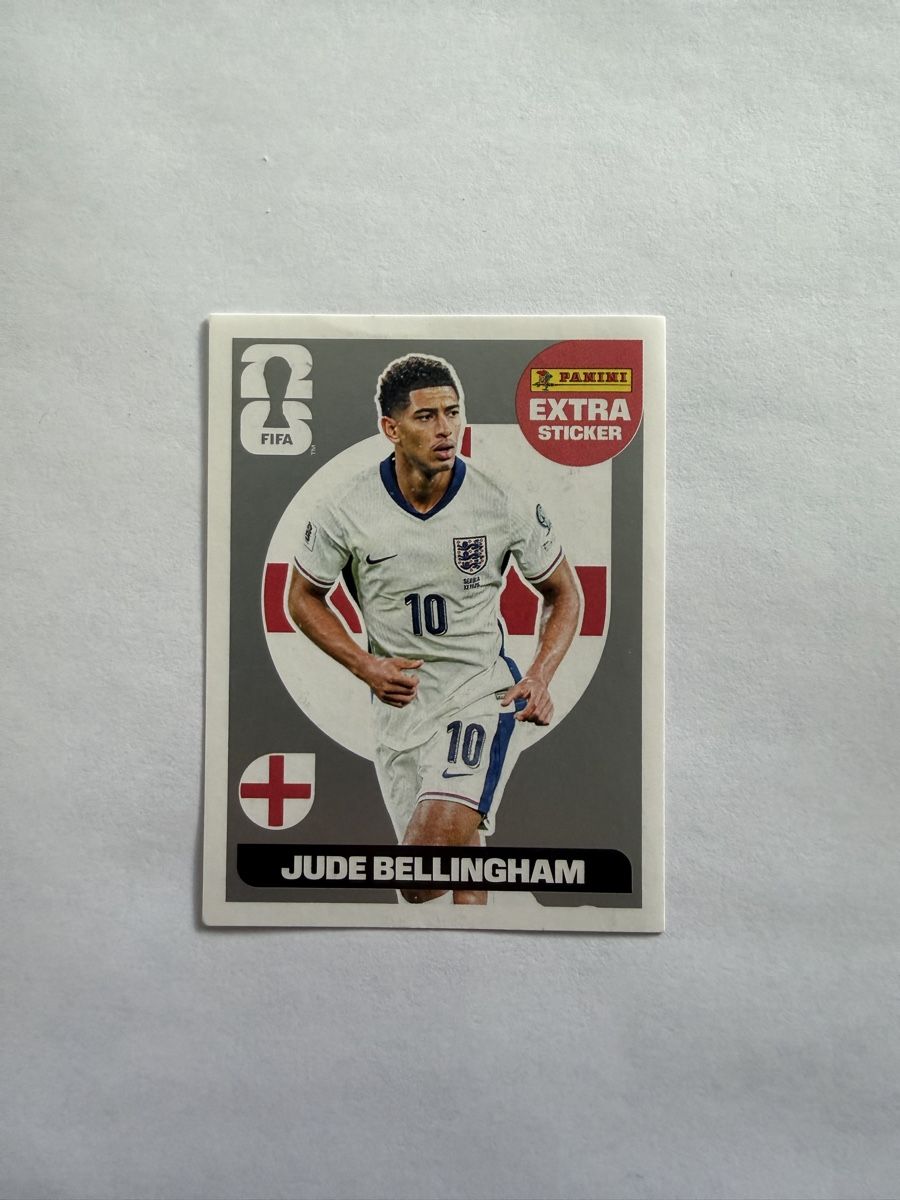 Panini Carte collezionabili: Extra Sticker Panini - JUDE BELLINGHAM – Nuovo e nell'imballaggio originale da Bassecourt venduto da Eagle1903
