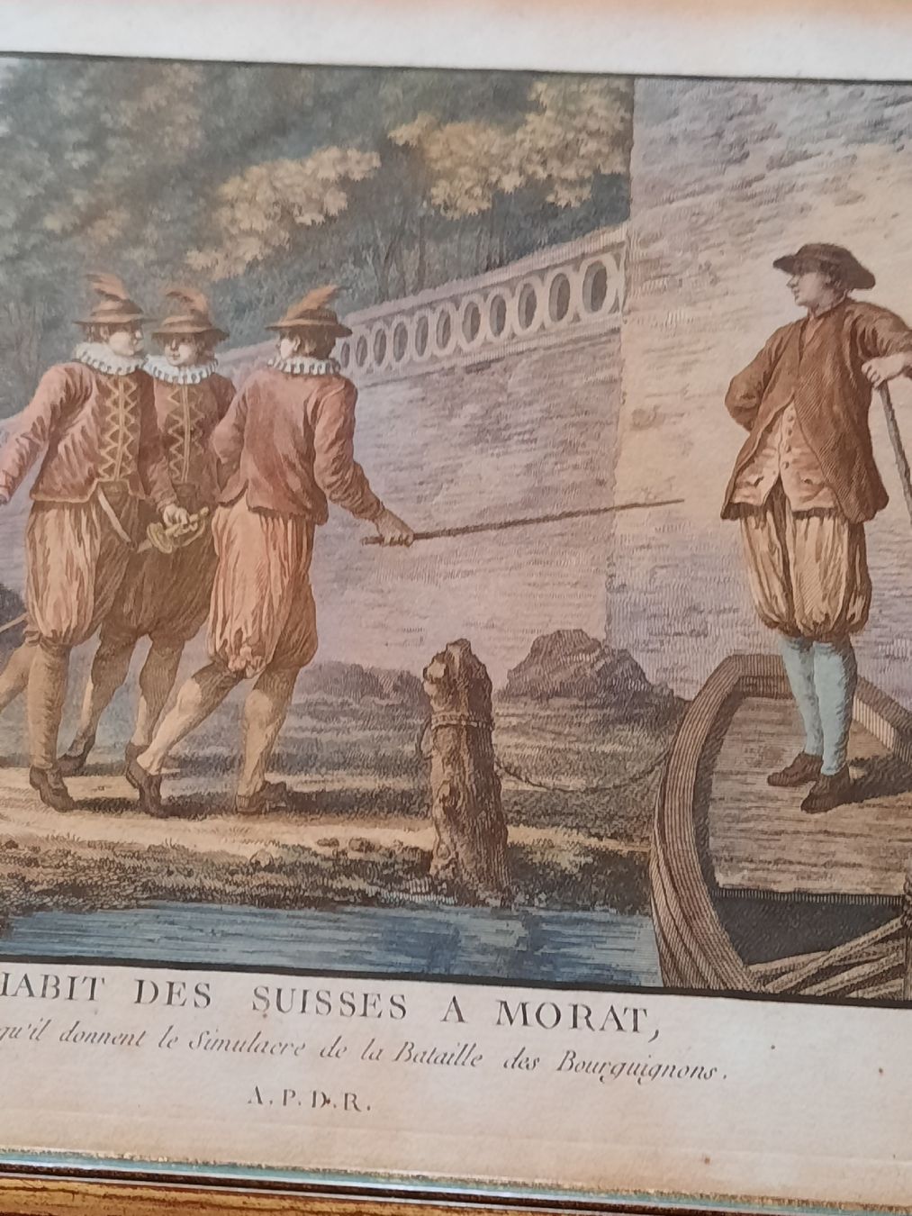 Incisioni: Farb-Stich : HABIT DES SUISSES A MORAT – Usato da Busswil BE venduto da balu37 4
