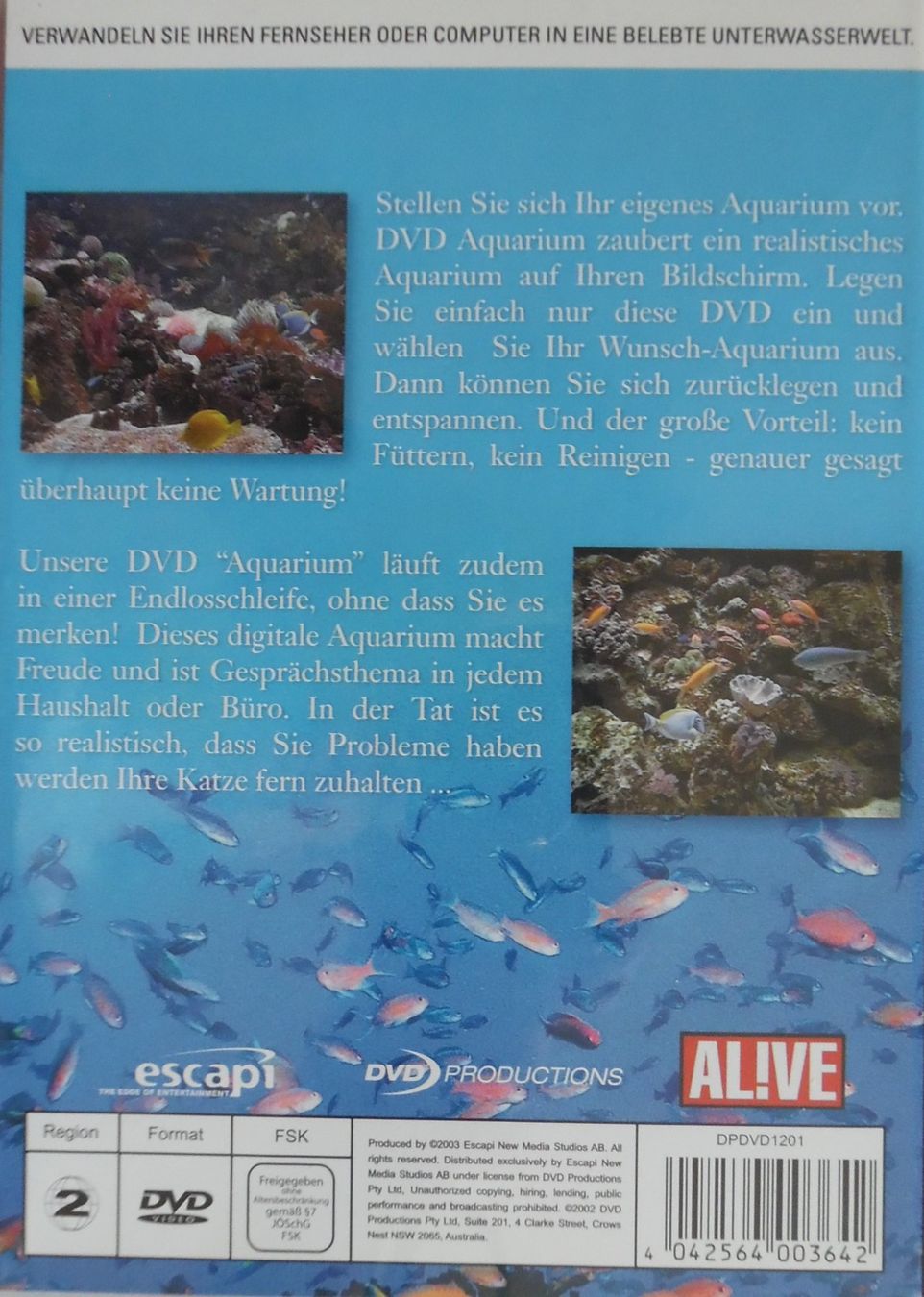 Tous les DVDs: Aquarium – D'occasion à Bellinzona par Luna093 2