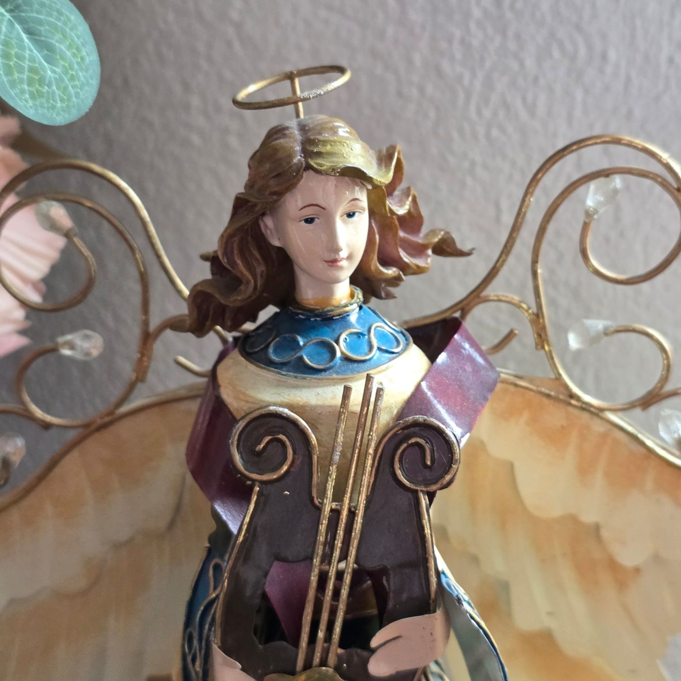 Figuren: Schöne Engel-Figur mit Harfe, Top Zustand! – Gebraucht aus Rheinsulz von Dred 3