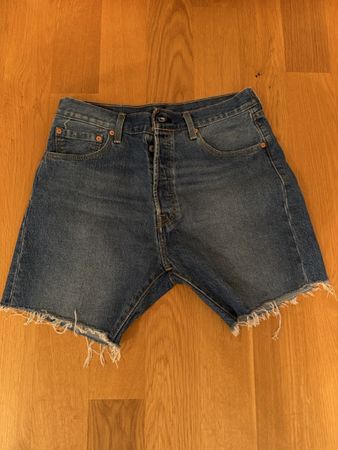 Levi's 501 shorts blue denim W33 