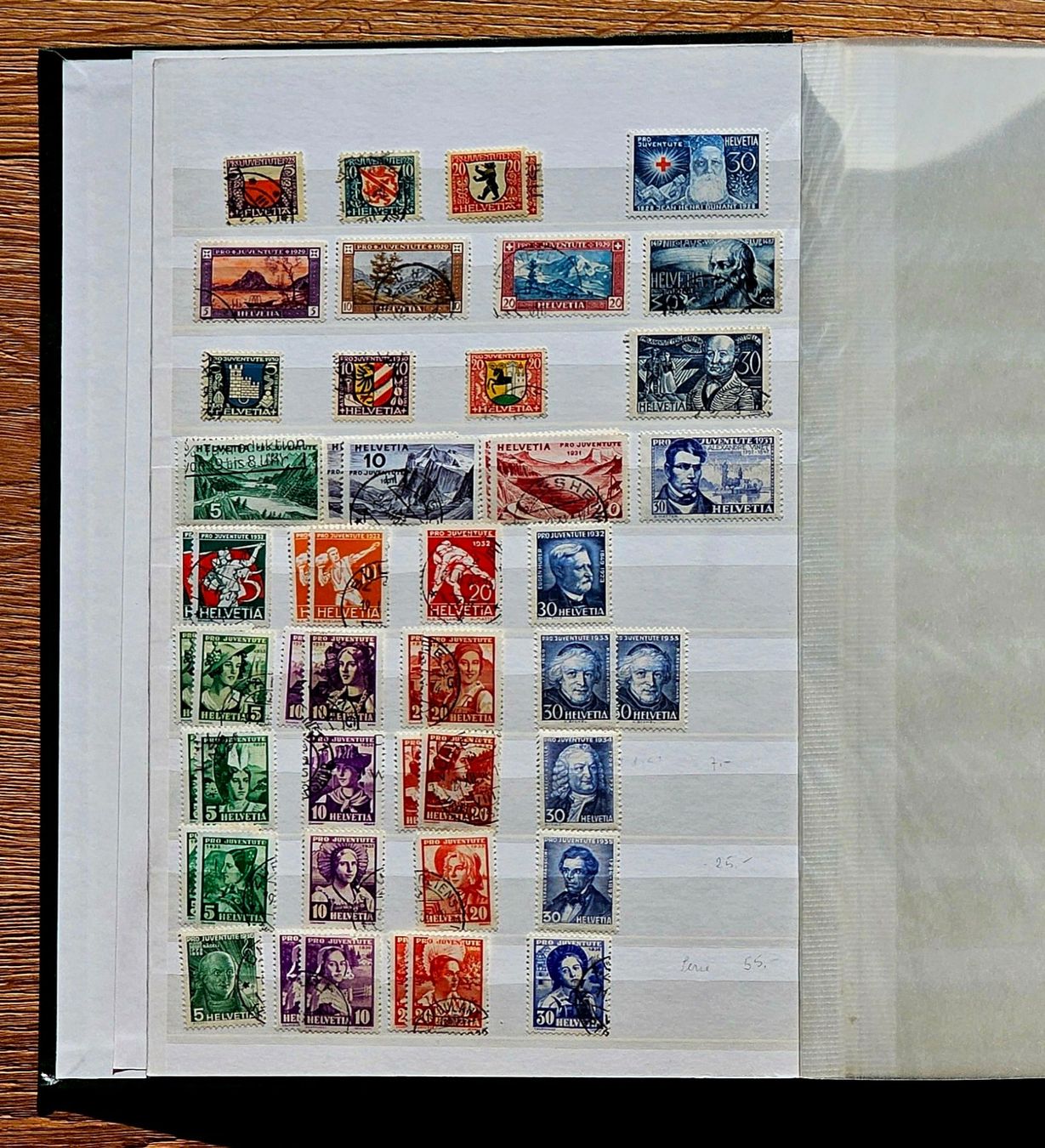 Tous les timbres: Briefmarkensammlung Pro Juventute – D'occasion à Füllinsdorf par Felice007 2