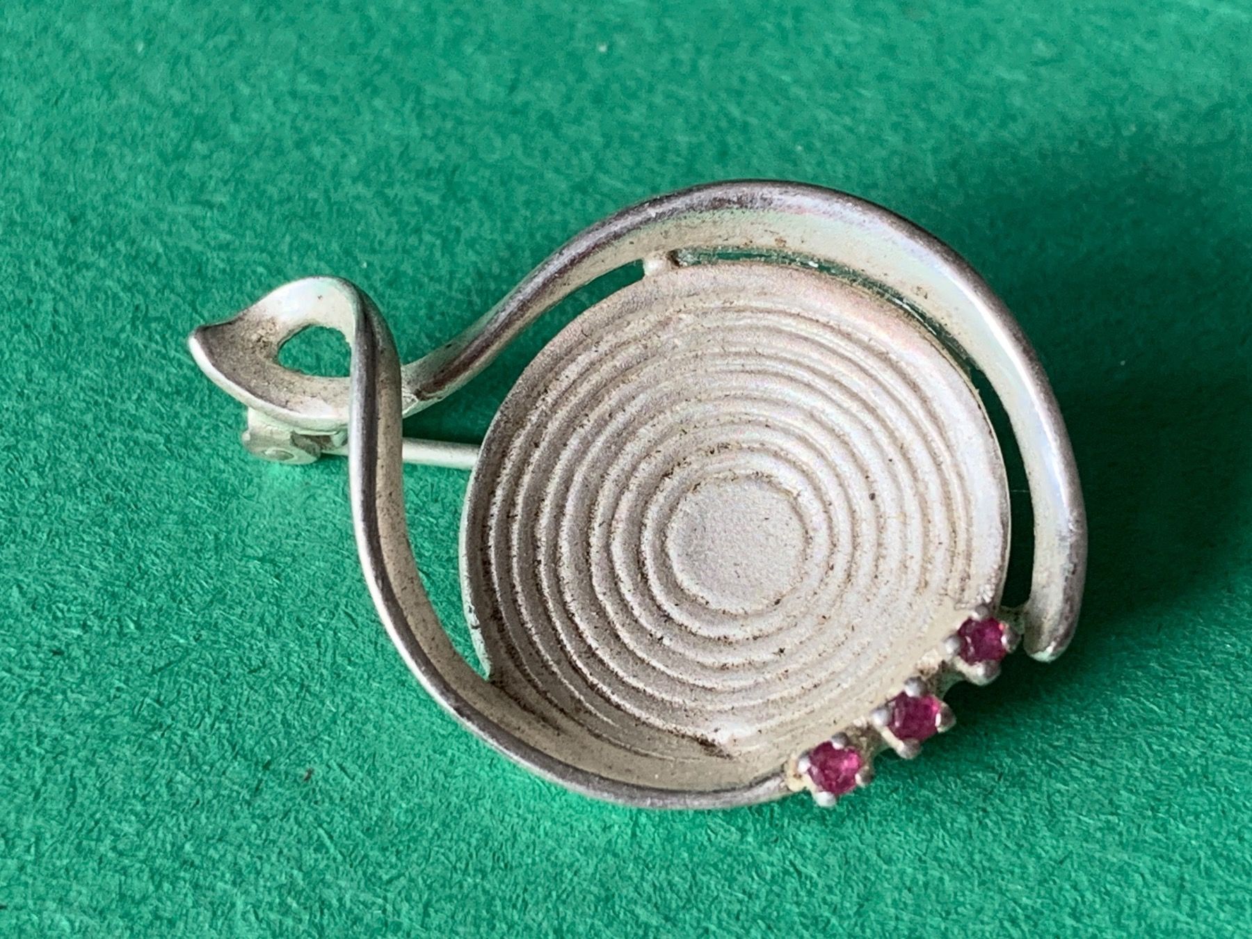 Broches & Aiguilles: Silberbrosche Notenschlüssel abstrakt – D'occasion à Laufen par Bellebellezza