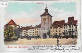 Gruss aus Solothurn - Bielerthor - animee belebt