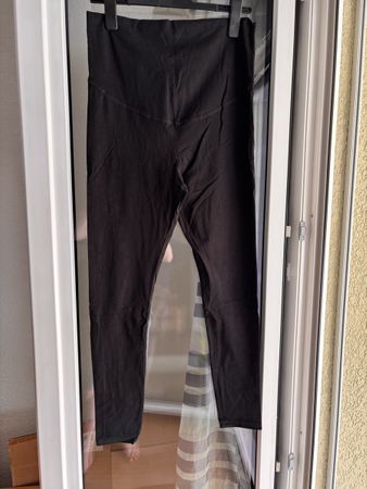 Umstandshose H&M Mama schwarz Grösse L guter Zustand