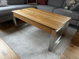 Salontisch Eiche massiv