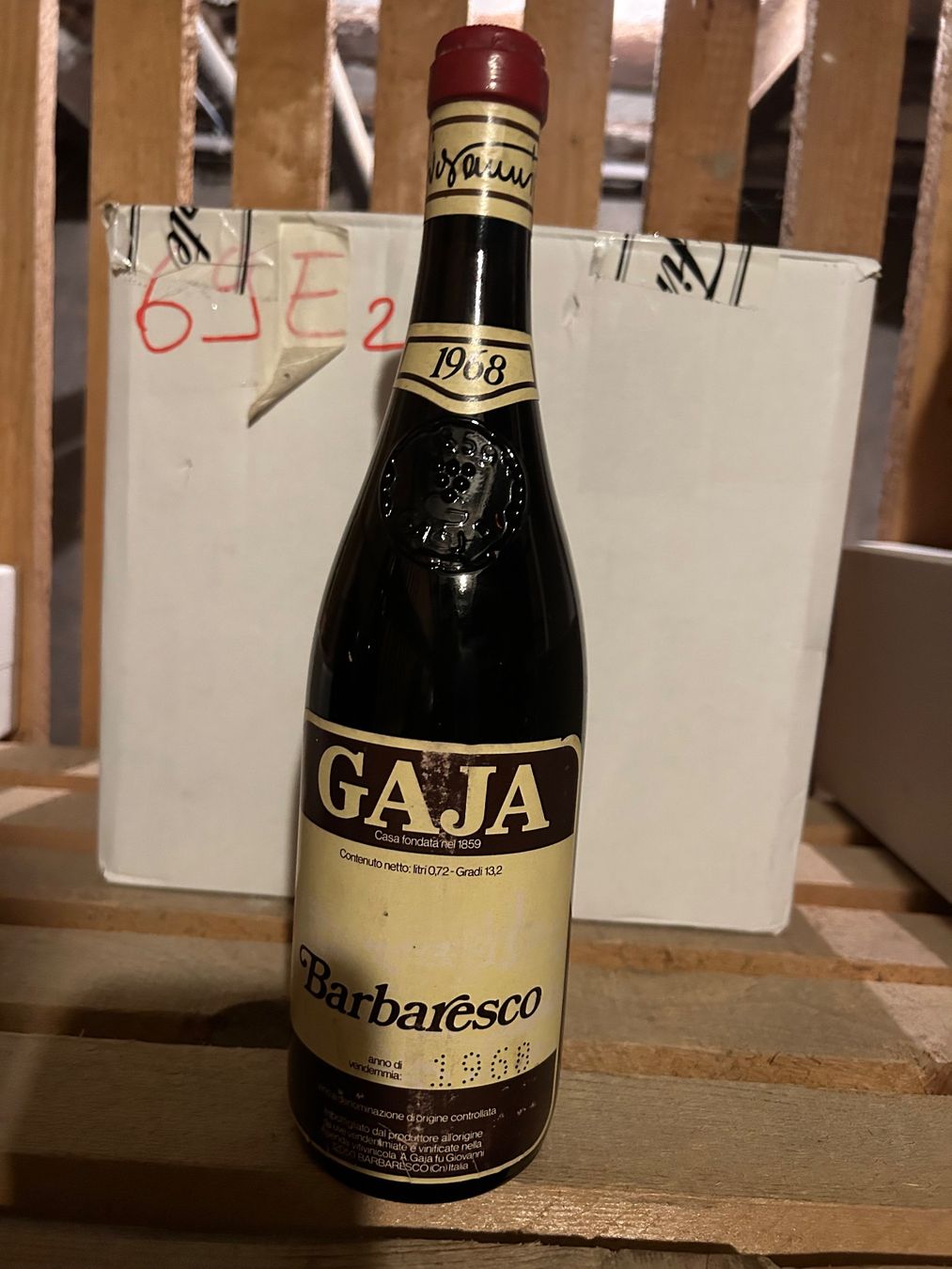 Wein: Exceptionnel GAJA Barbaresco 1968 – Neu (gemäss Beschreibung) aus Roche VD von avediscipule