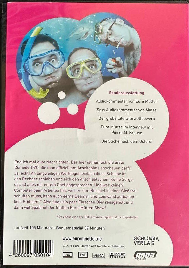Alle DVDs: Eure Mütter Live - DVD Comedy Show – Gebraucht aus Beringen von Mantafisch1 1
