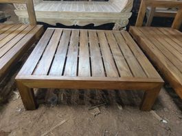 Tisch Lounge Couchtisch Outdoor Teak Holztisch Gartentisch
