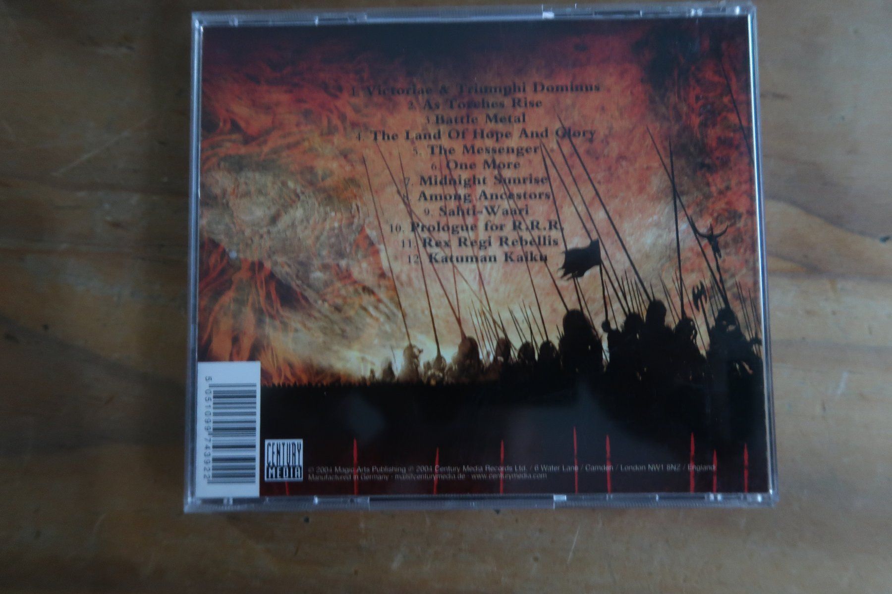 CD: TURISAS - BATTLE METAL - CD – Usato da Basel venduto da Patiscat 1