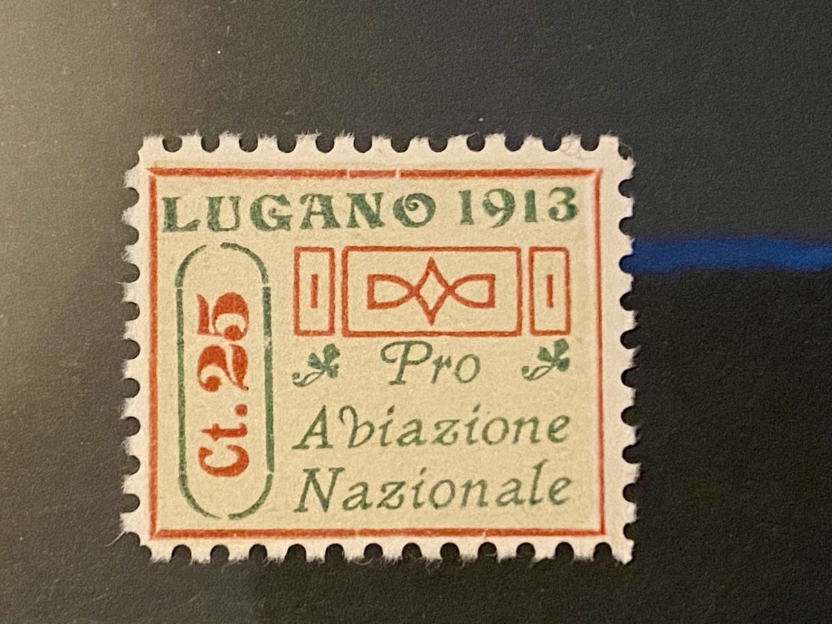 Tutti i francobolli: Flugpost 1913 Vorläufer IX Lugano / Replika – Nuovo (secondo la descrizione) da Zürich venduto da TruudiT