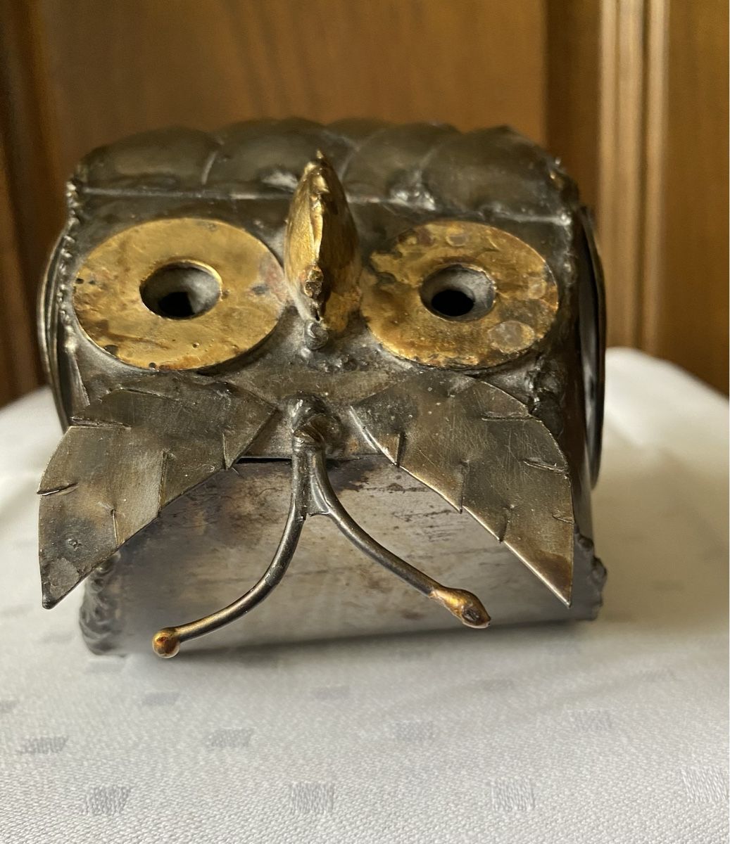 Figuren: Hibou en métal doré – Gebraucht aus Bussigny von jotryfs 6