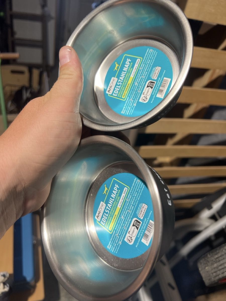 Schalen: 2x kleine Edelstahlnapf – Neu und originalverpackt aus Thayngen von Slashit 1