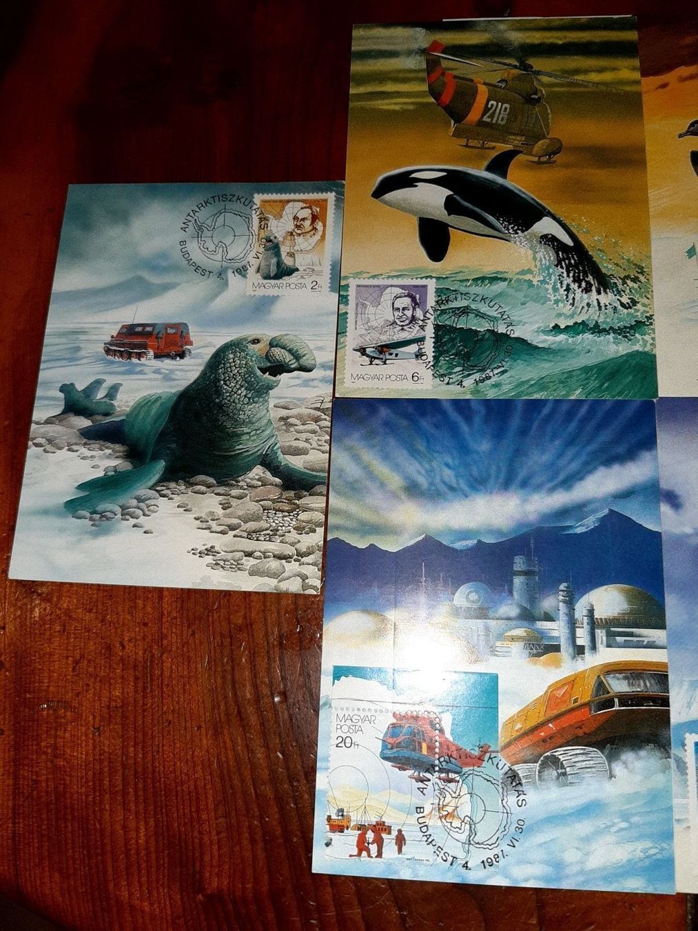 Ansichtskarten: 5 cartes postales antarctique magyar – Neu (gemäss Beschreibung) aus Le locle von juliensaran 2