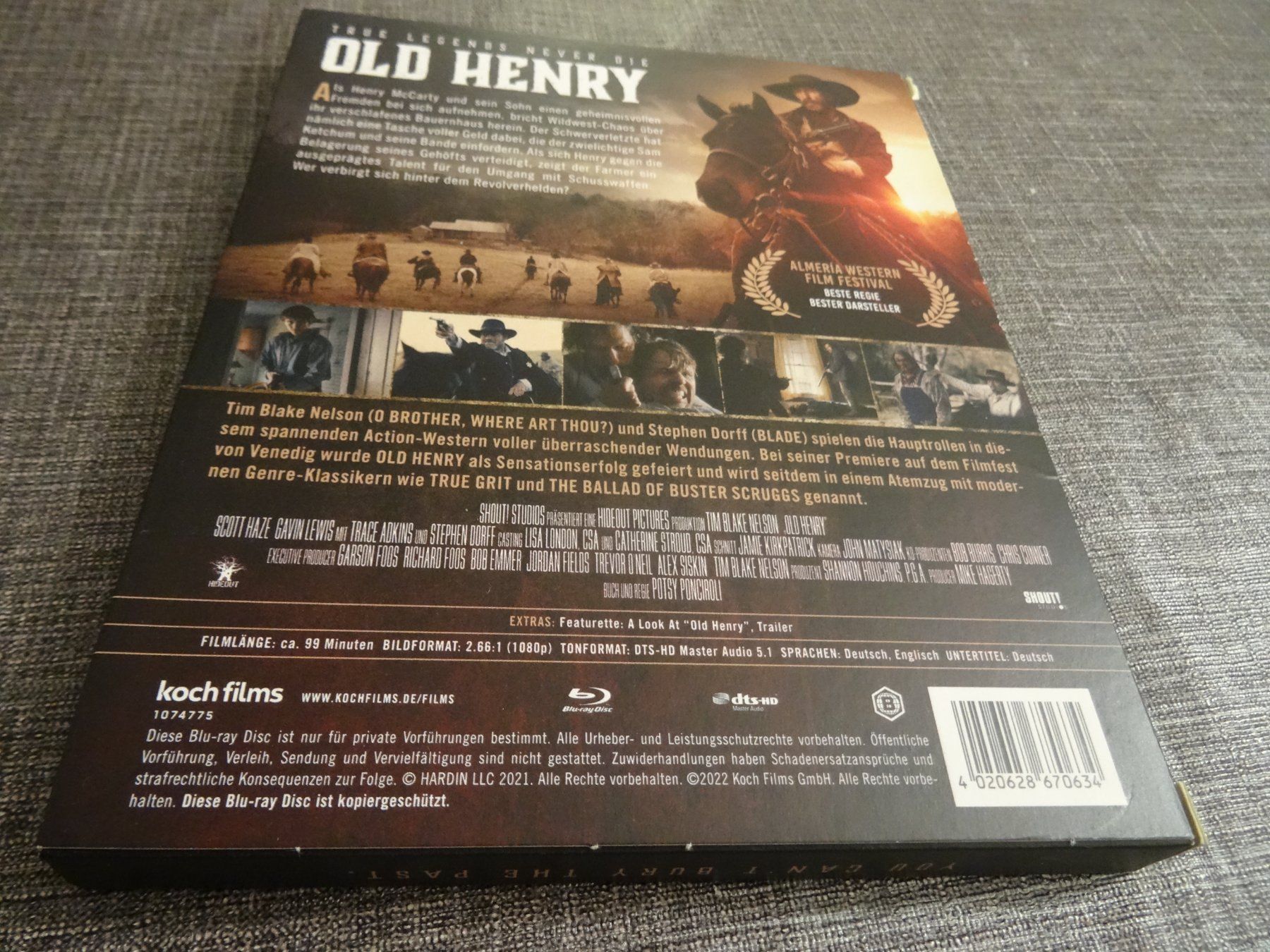 Alle DVDs: Blu-ray Film Old Henry – Gebraucht aus Olten von Disc-Verkauf 1