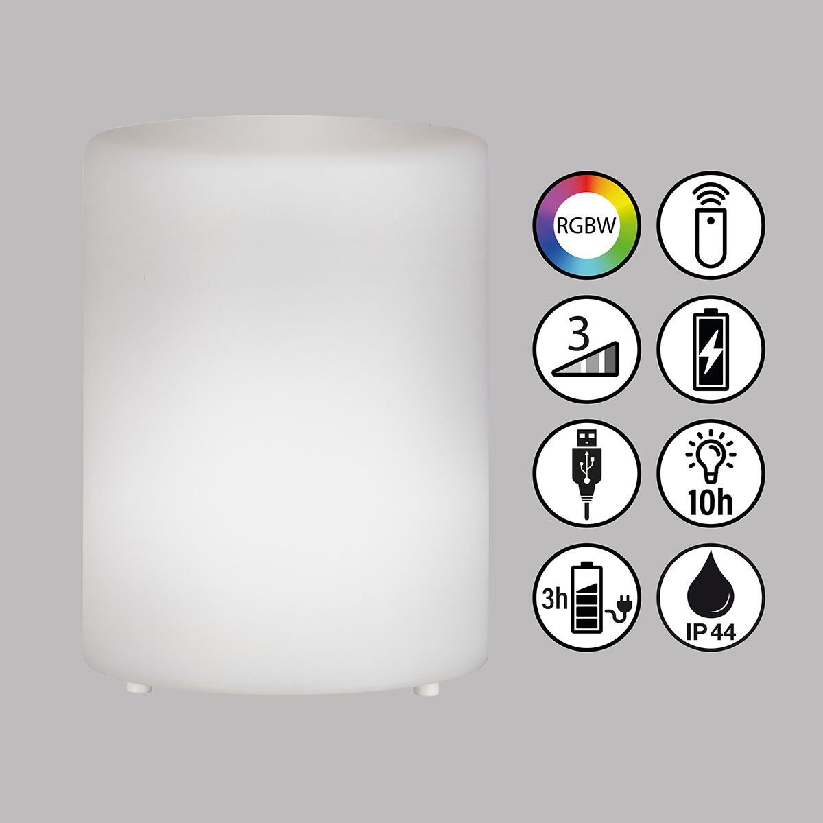 Lampade: LED Aussen Tischleuchte, 15 cm Höhe – Nuovo (secondo la descrizione) da Kreuzlingen venduto da Smart-Light