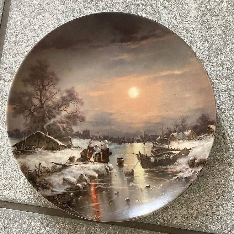 Piatti: 4 Sammelteller "Romantische Winterimpressionen" – Nuovo (secondo la descrizione) da Lenzburg venduto da Dtigerkralle 2