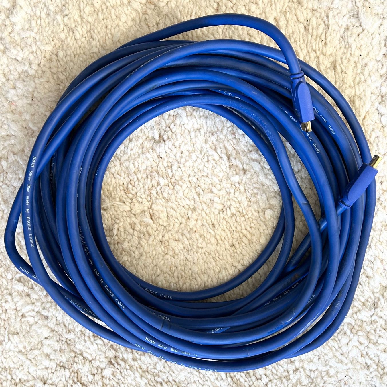 Cavi: HDMI Kabel, Modell Silver Blue High Speed von Eagle, 12m – Usato da Küsnacht ZH venduto da LuckyIII 1
