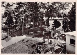 Rehetobel, Gasthaus Löwen, Garten, gelaufen 1946