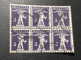 Schweiz Viererblock 124 gest.  (E765)