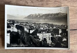 Ansichtskarte gelaufen „Lausanne et le Alpes de Savoie“