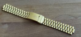 Vintage TAG Heuer Referenz 368/3 vergoldetes Armband 18mm
