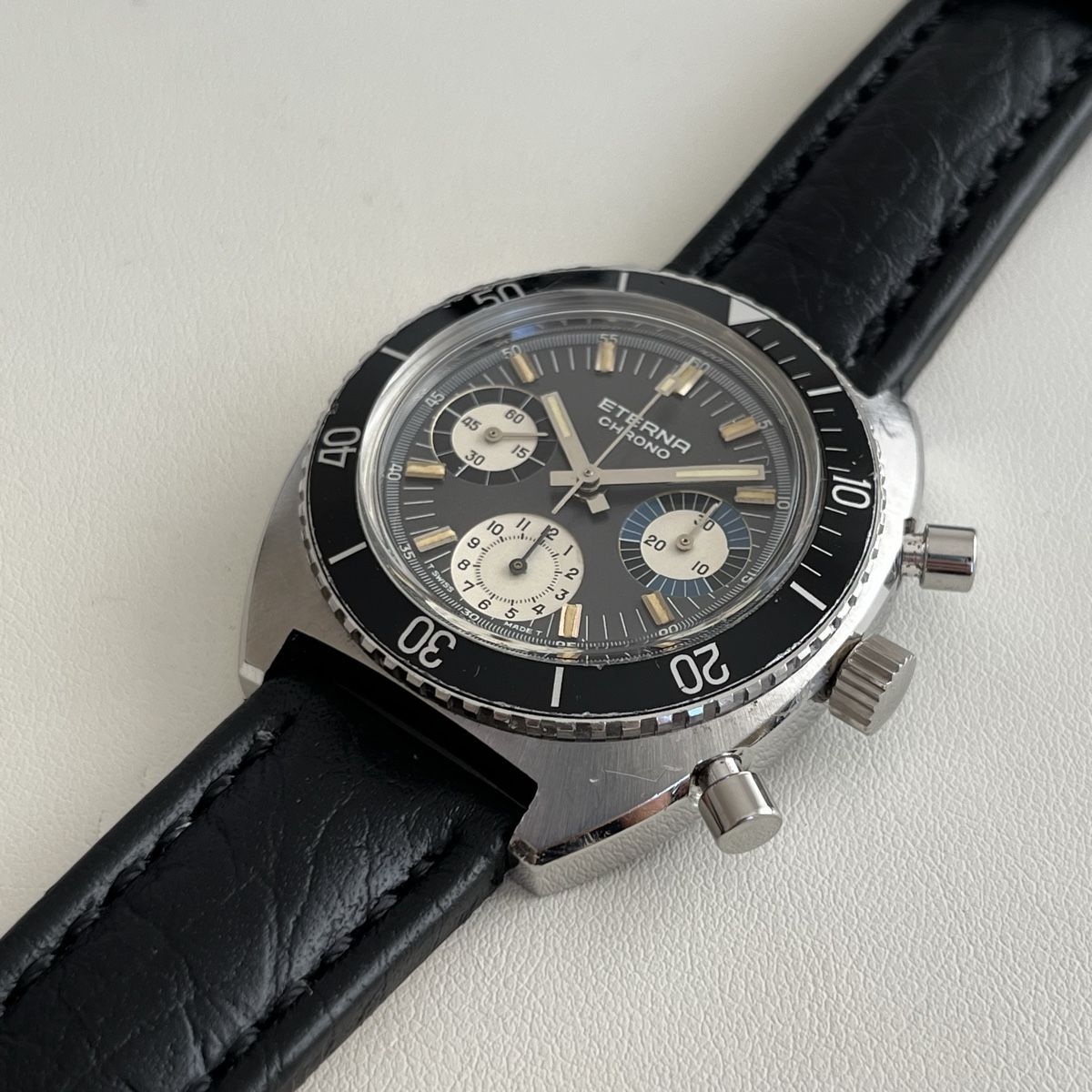 Eterna Orologi: Eterna Chronograph Valjoux 72 – Usato da Winterthur venduto da LaBodega 3