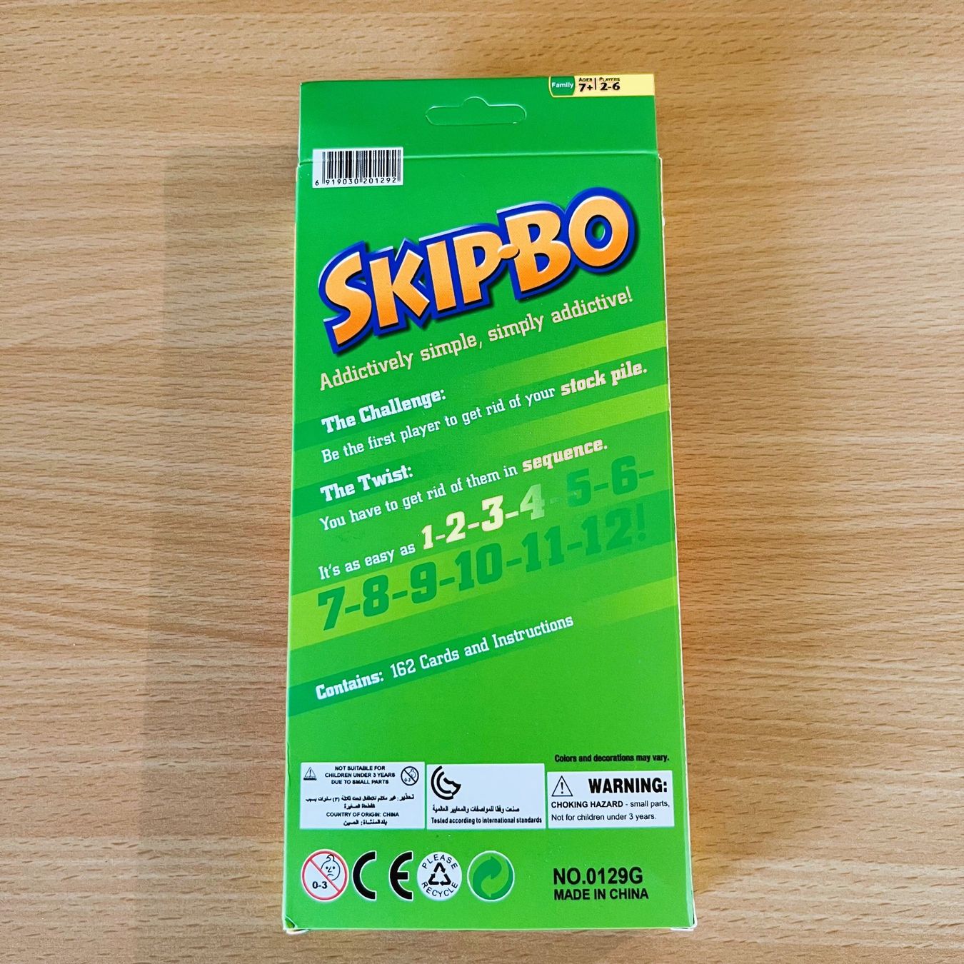 Giochi: Skip-Bo - Kartenspiel - Karten Originalverpackt – Nuovo (secondo la descrizione) da Amlikon-Bissegg venduto da allerlei-versand 2