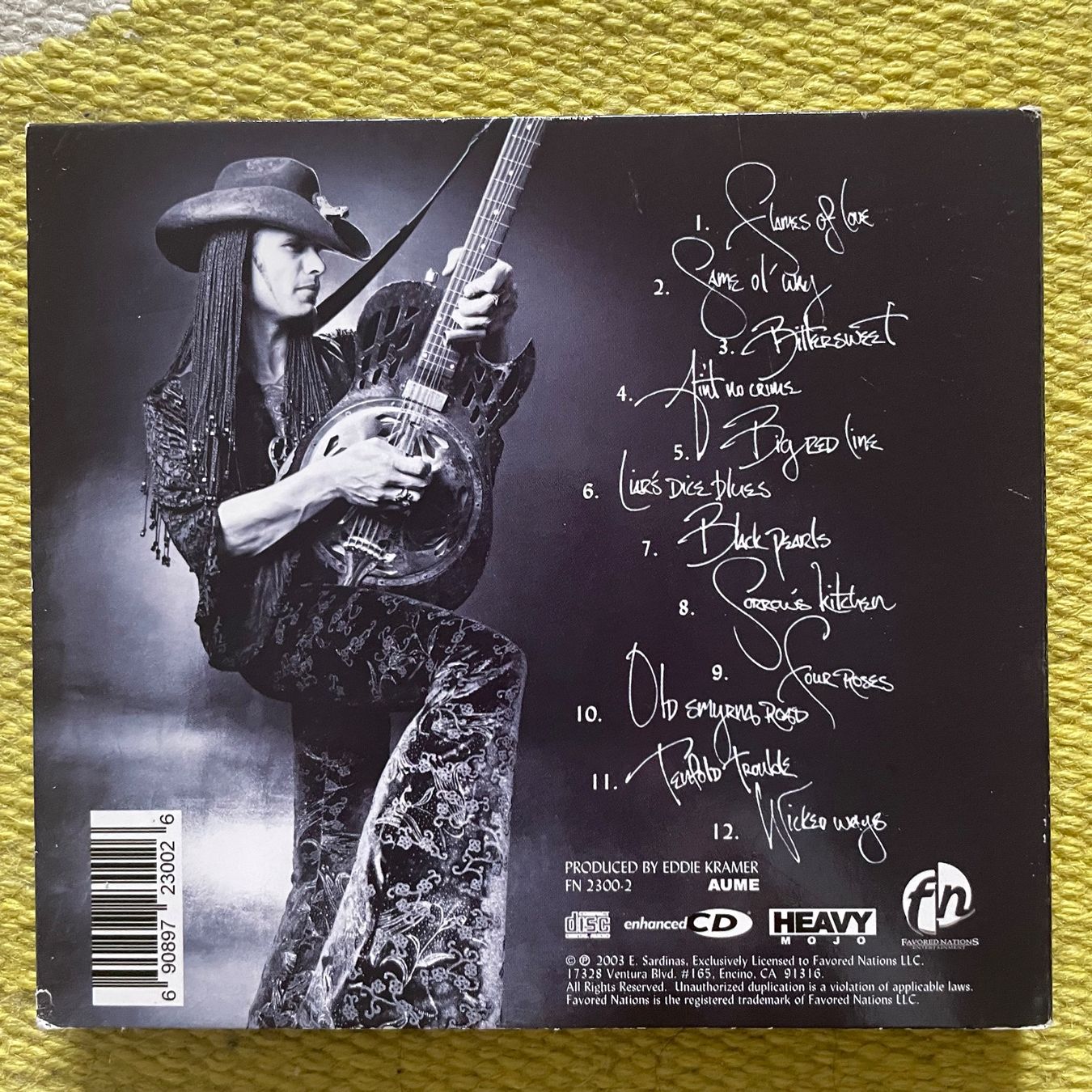 CDs: ERIC SARDINAS-BLACK PEARLS (DIGIPACK) – Gebraucht aus Rorschacherberg von CD-Roli 1