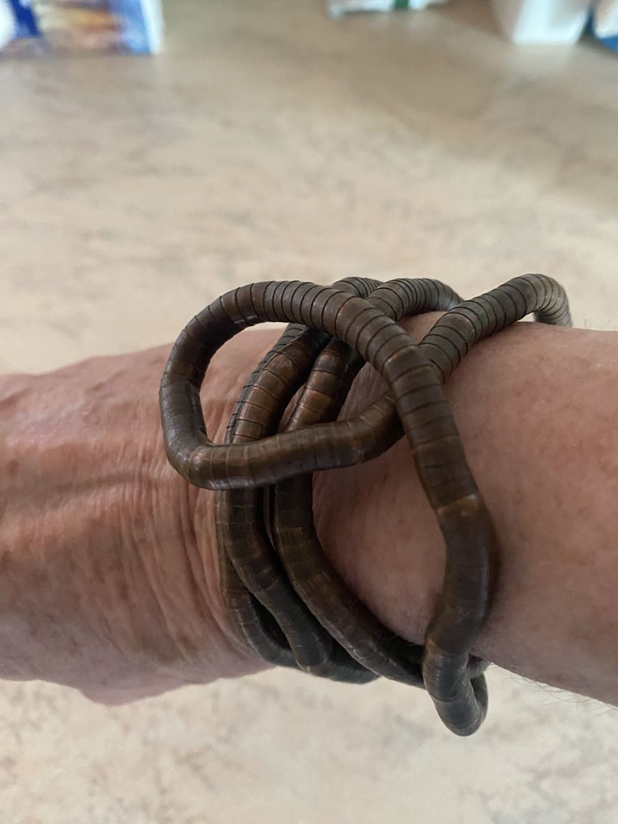 Bracciali & Braccialetti: Armkette Schlangenkette bronze – Usato da Brugg AG venduto da Honeybee6 1