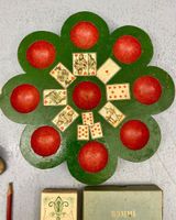 Antikes POCHSPIEL mit sehr vielen 1 Rappen Franz Carl Weber