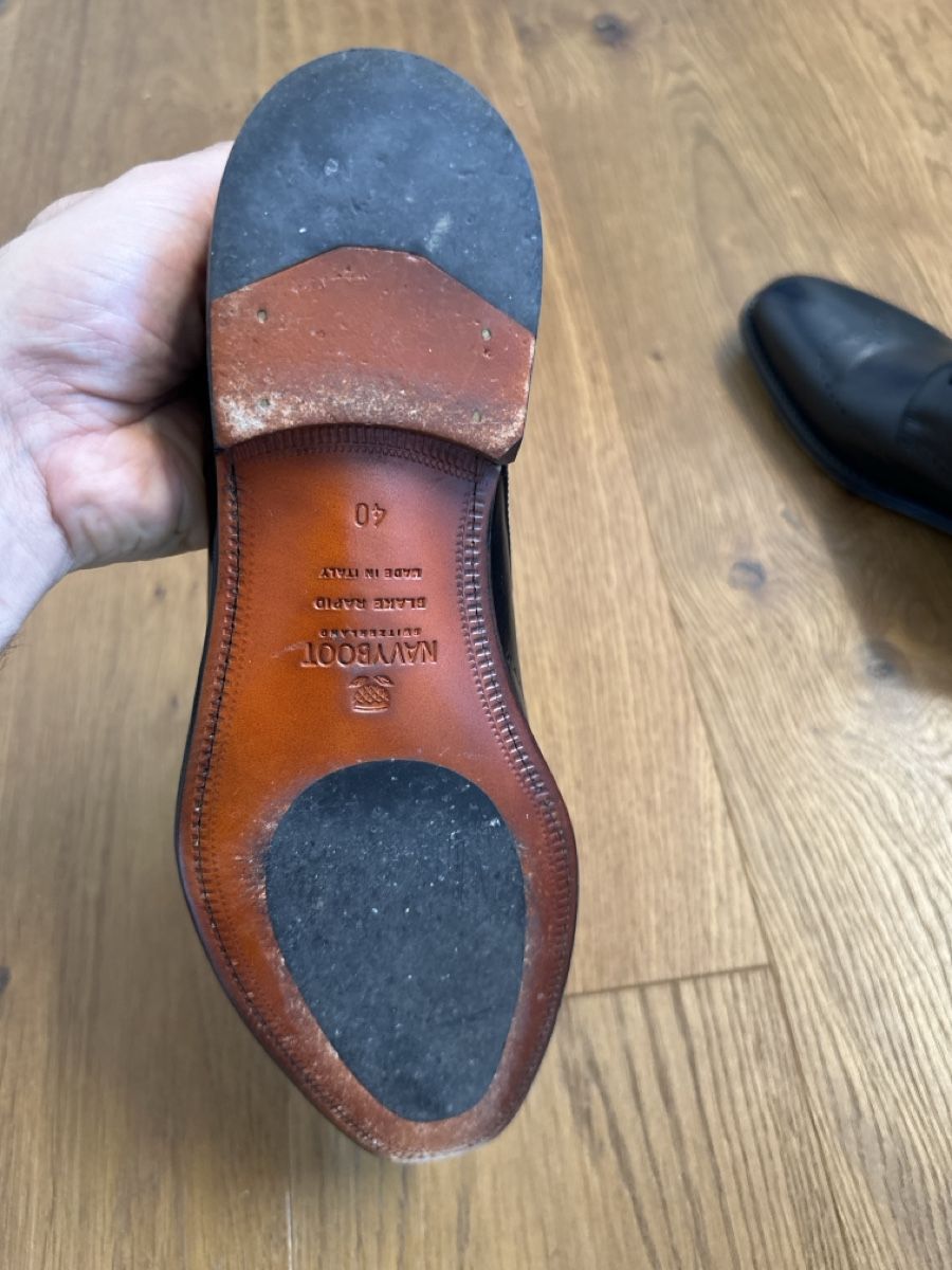 Navyboot Herrenschuhe: Navyboot business schuhe schwarz – Neu (gemäss Beschreibung) aus Wollerau von R.o.m.a.n. 2