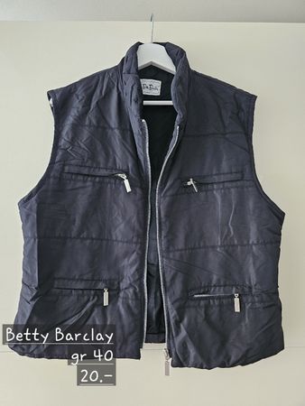 Weste Betty Barclay schwarz gesteppt Grösse 40
