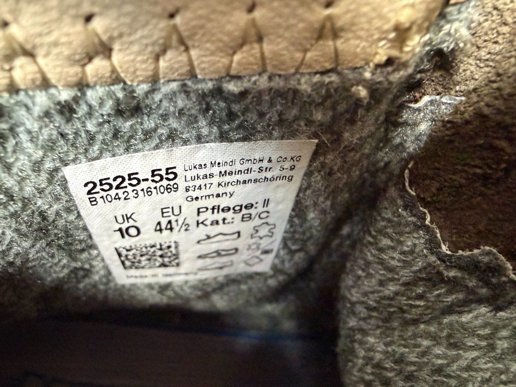 Meindl Scarpe da uomo: Meindl Himalaya MFS braun Gr. 44,5 – Nuovo (secondo la descrizione) da Balm b. Messen venduto da Brackenruf 5