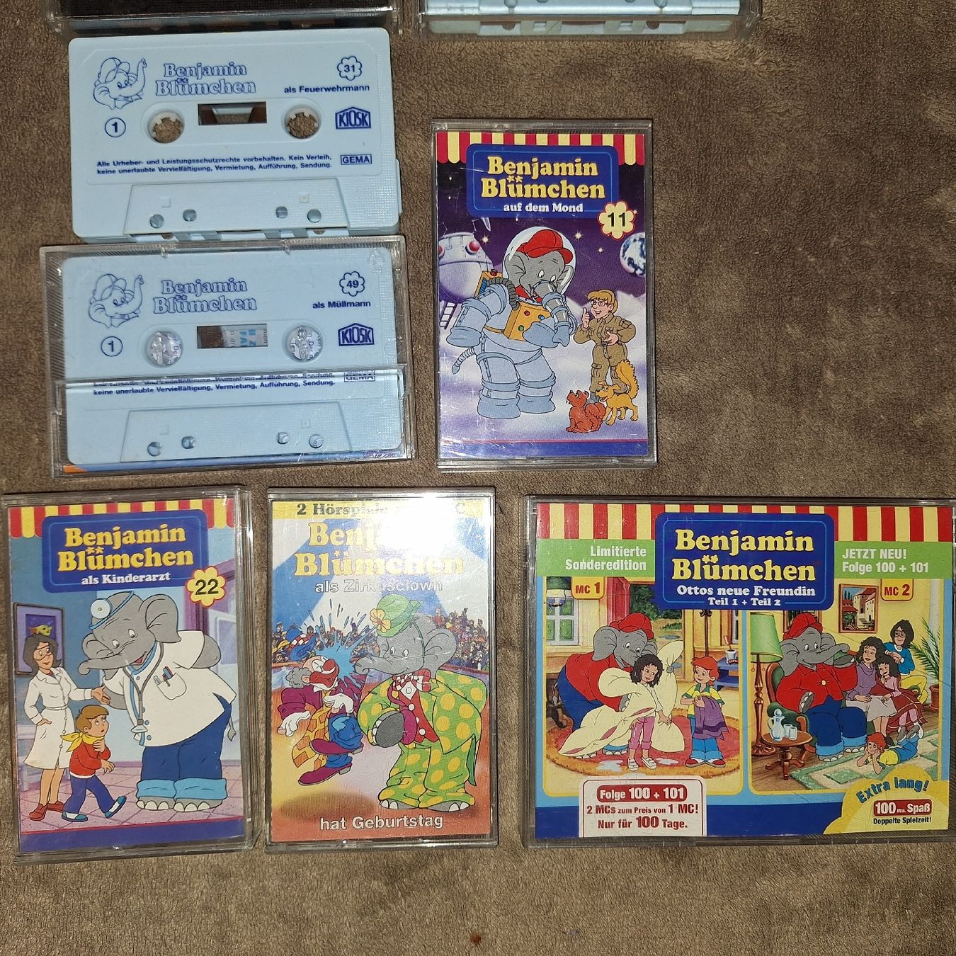 Musicassette: Versand möglich! Diverse Benjamin Blümchen Kinderkassetten – Usato da Winterthur venduto da Goldpipau 1
