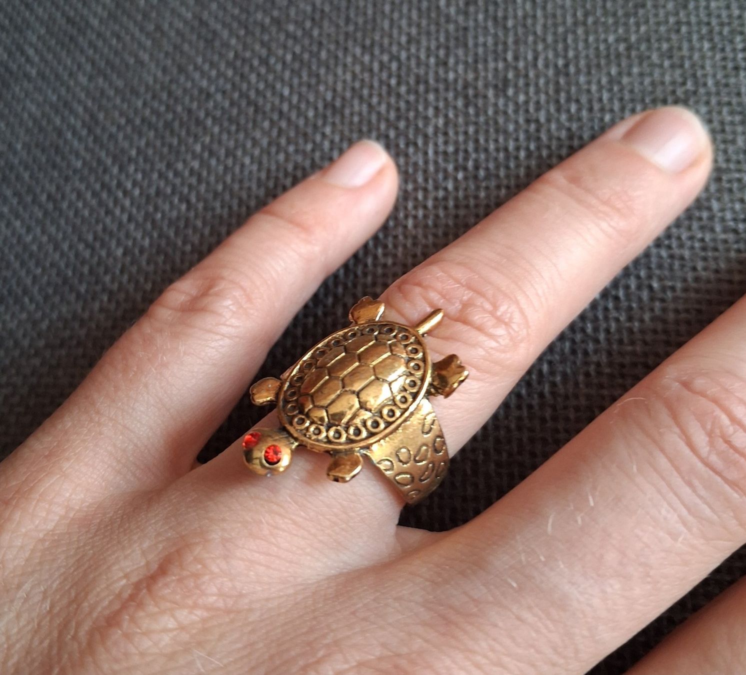 Bagues: Ring Schildkröte goldfarben – Neuf (Voir description) à Wald ZH par e8e 2