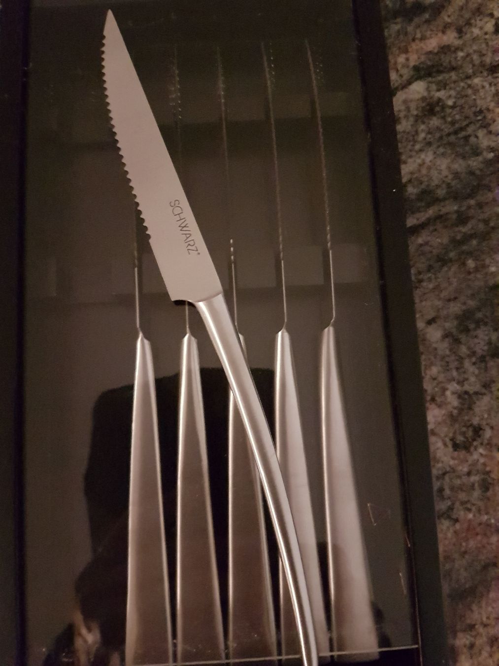Coltelli: Steakmesser 6er Set in Box – Nuovo e nell'imballaggio originale da Duebendorf venduto da Arenenberg1 1
