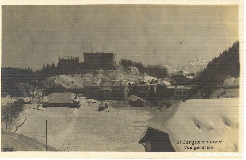 Cartoline postali: St. Cergue Winter + ca. 1920 – Usato da Emmenbrücke venduto da teestube