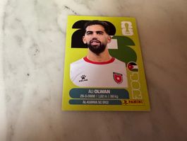 Panini Fifa Fussball WM 2026 Sticker Ali Olwan Jordan JOR 18
