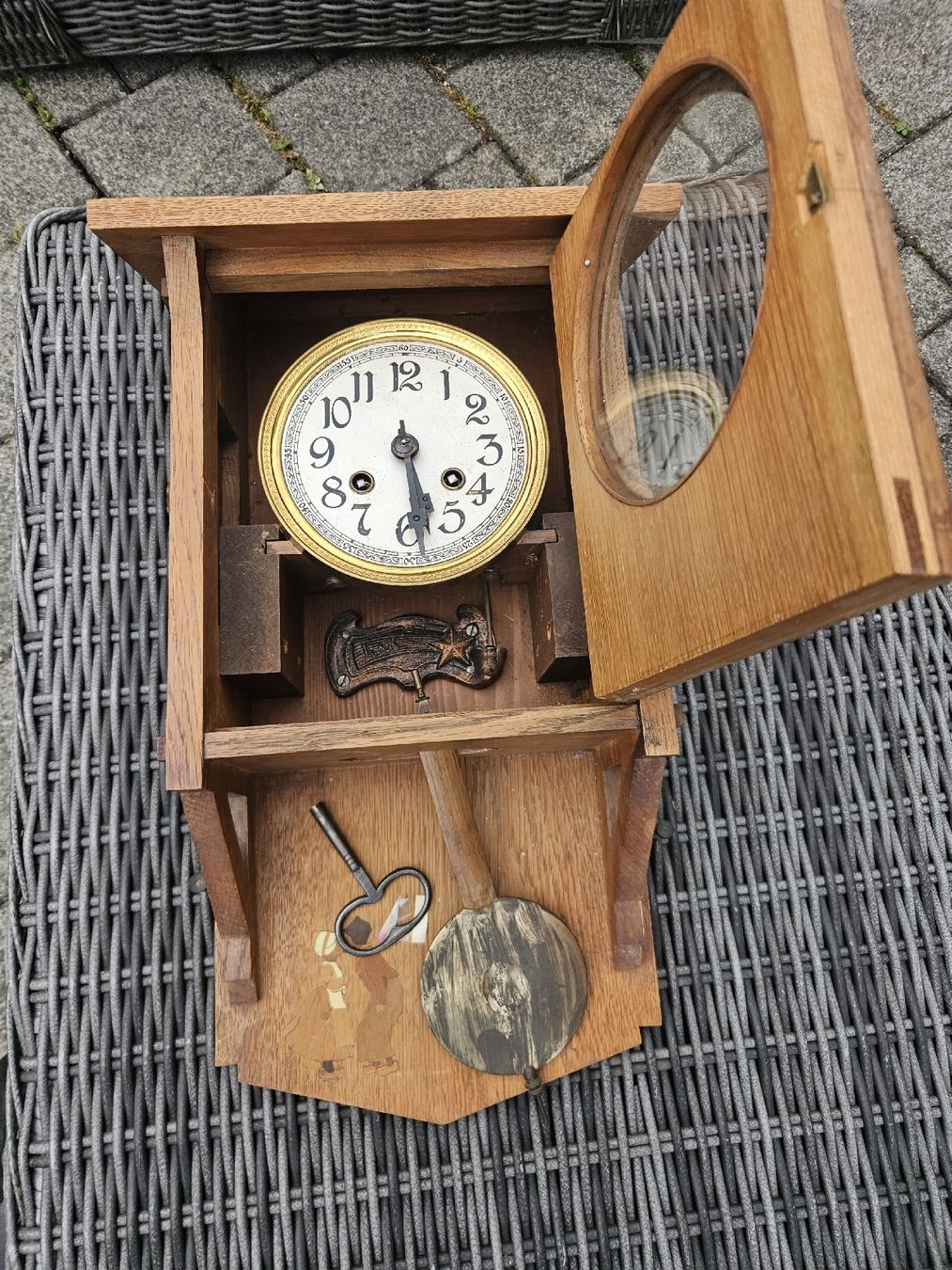 Orologi da terra & Orologi da parete: Holz Wanduhr – Usato da Rickenbach b. Wil venduto da nic_8ljr