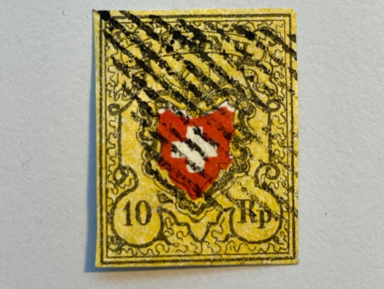 Alle Briefmarken: 1850 Rayon II ZNr. 16II, gestempelt – Gebraucht aus Küssnacht am Rigi von POSTOMASTER
