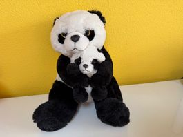 🐼 Süsser Panda mit Baby, Plüschtier, neuwertig, Top!