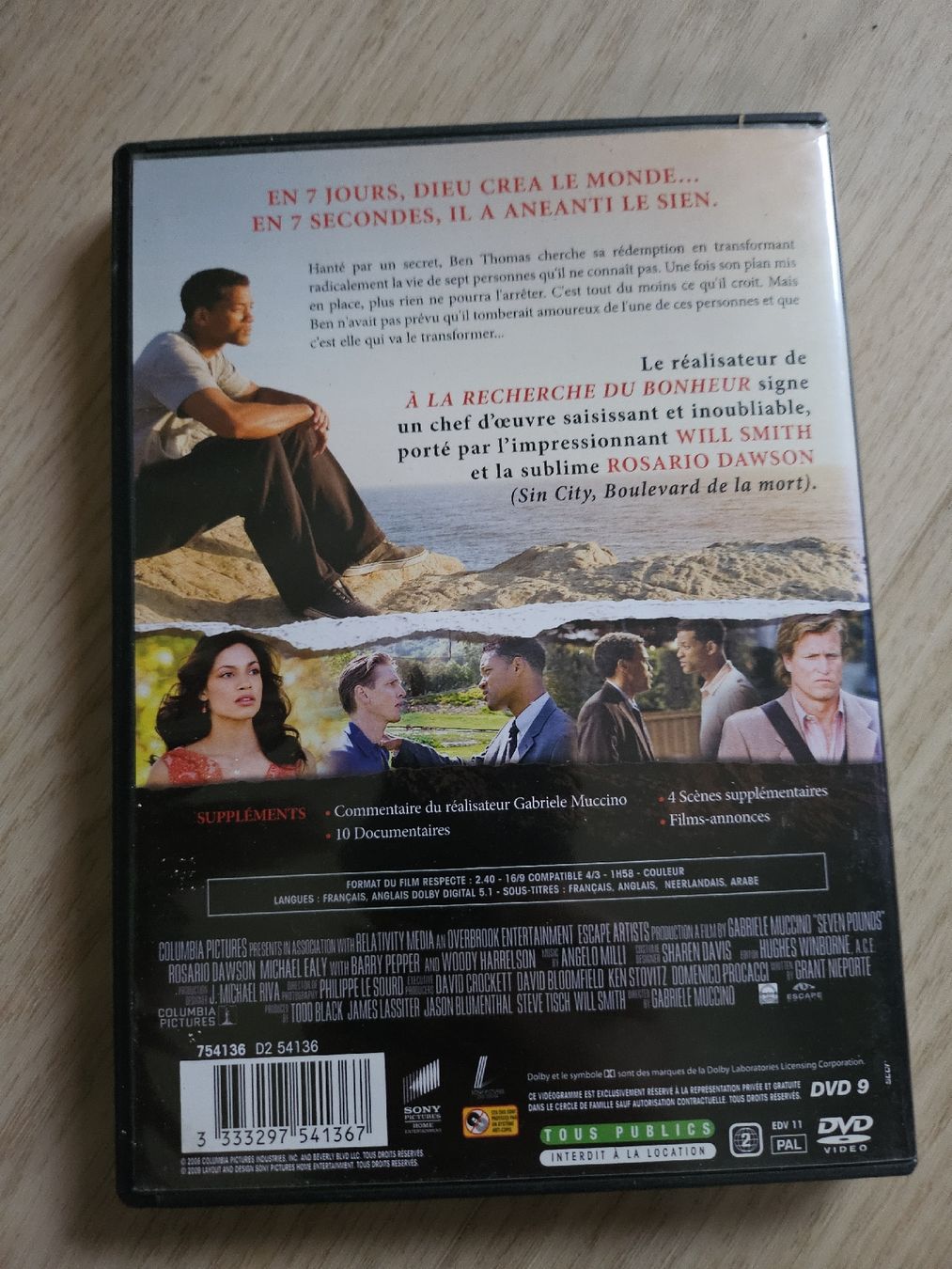 Alle DVDs: DVD Sept Vies - Will Smith - Film Drame – Gebraucht aus La Joux FR von car_ck96 2