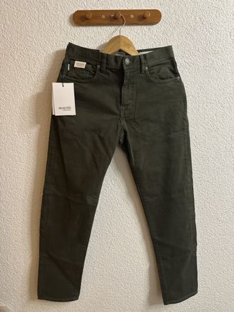 SELECTED Herren Hose SLH196 Straight Scott Forest Night 29/3