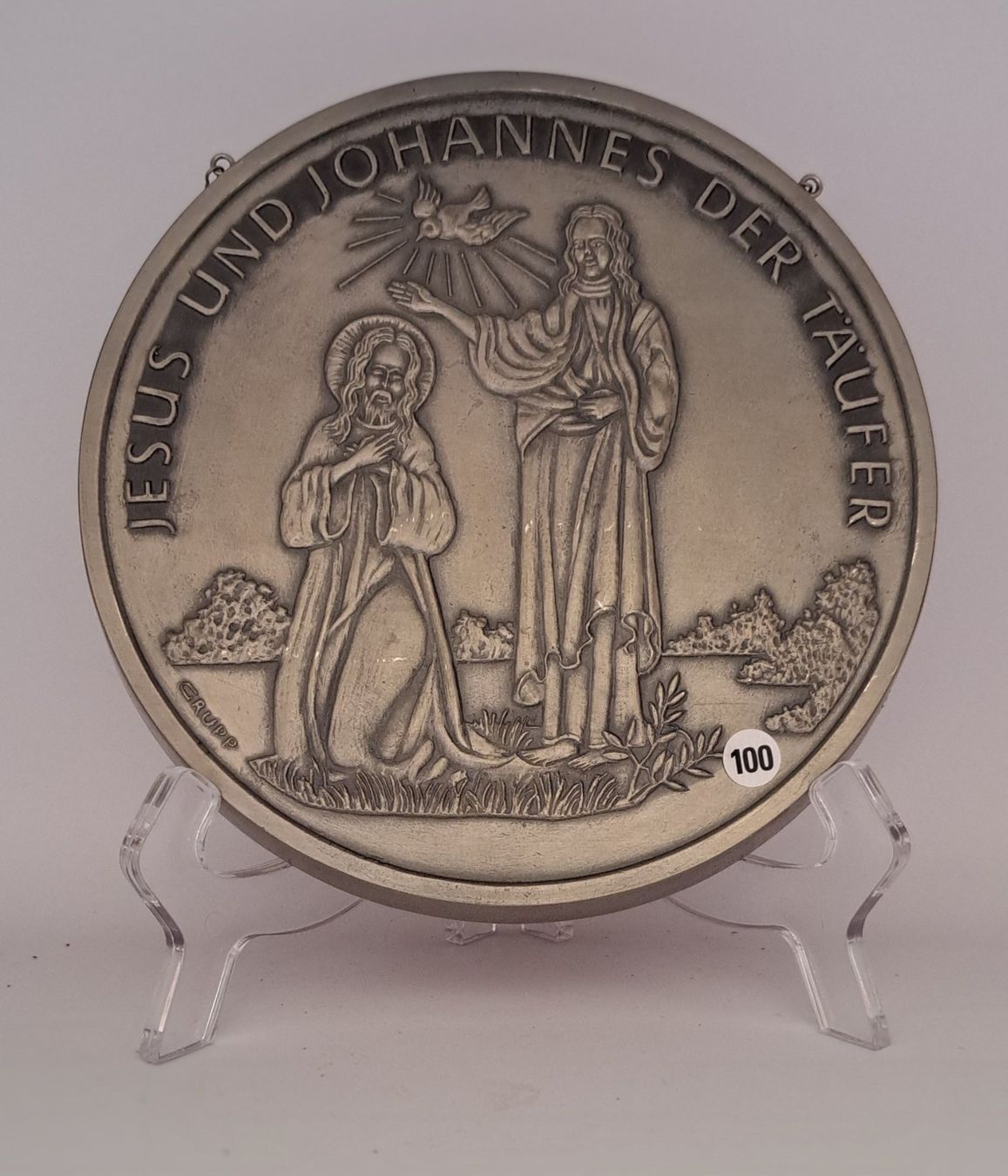 Piatti: Zinn-Reliefs "Neues Testament" 8 herrliche Teller – Nuovo (secondo la descrizione) da Sta. Maria V. M. venduto da saira2017